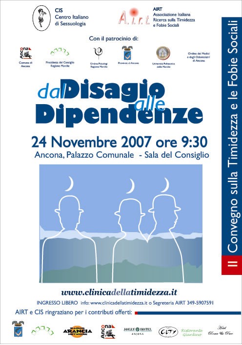 24 Novembre 2007 DAL DISAGIO ALLE DIPENDENZE