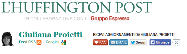 Huffington Post Giuliana Proietti
