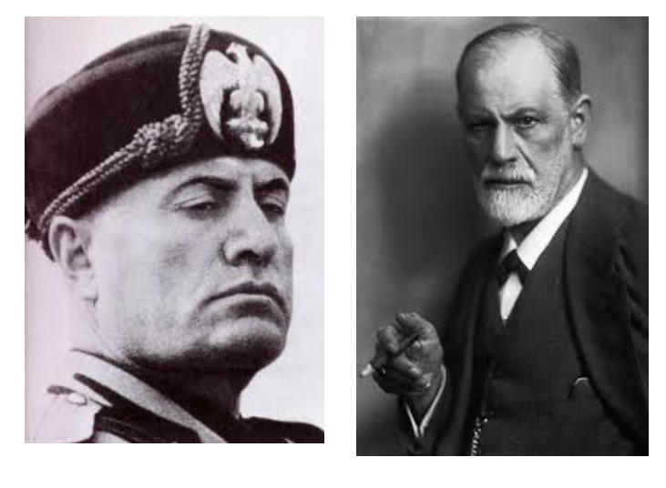 La dedica di Freud a Mussolini